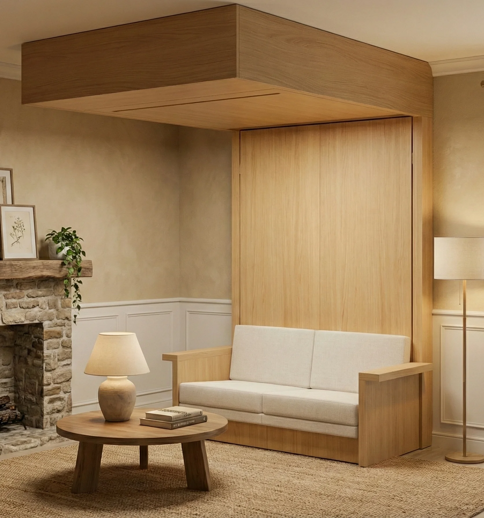 Smart Ceiling Wall Bed