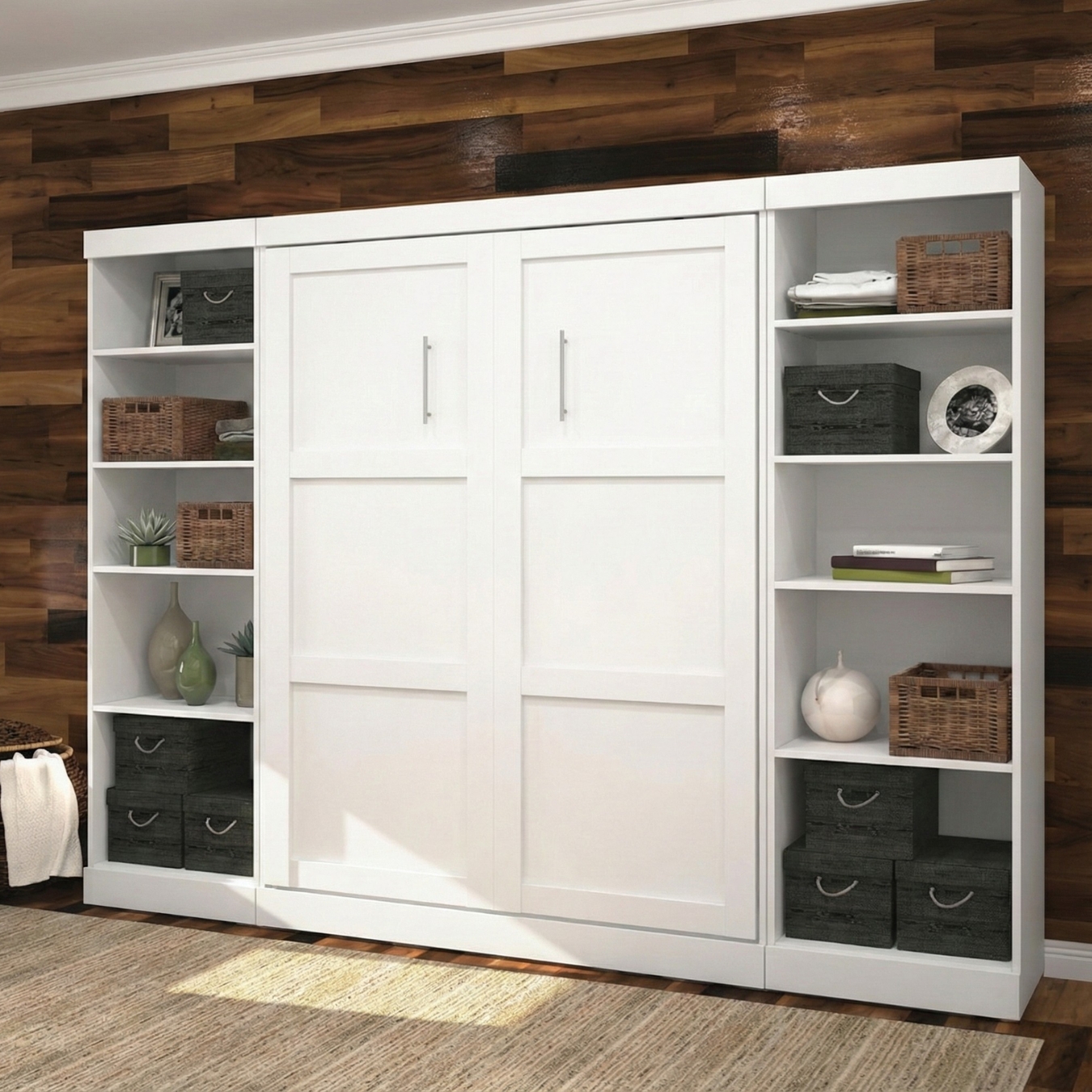 Murphy Wall Bed with Library Unit