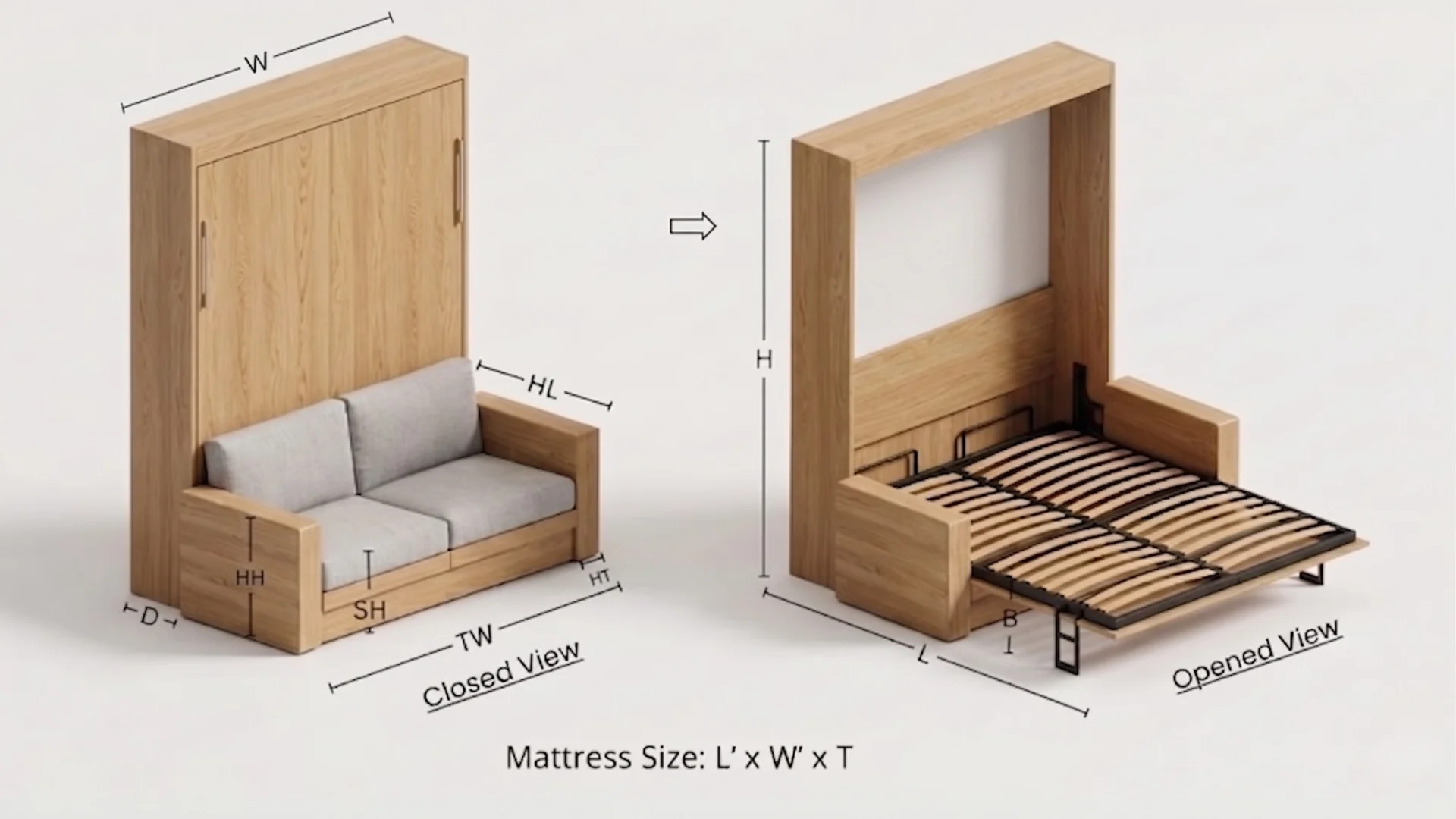classic bed with sofa