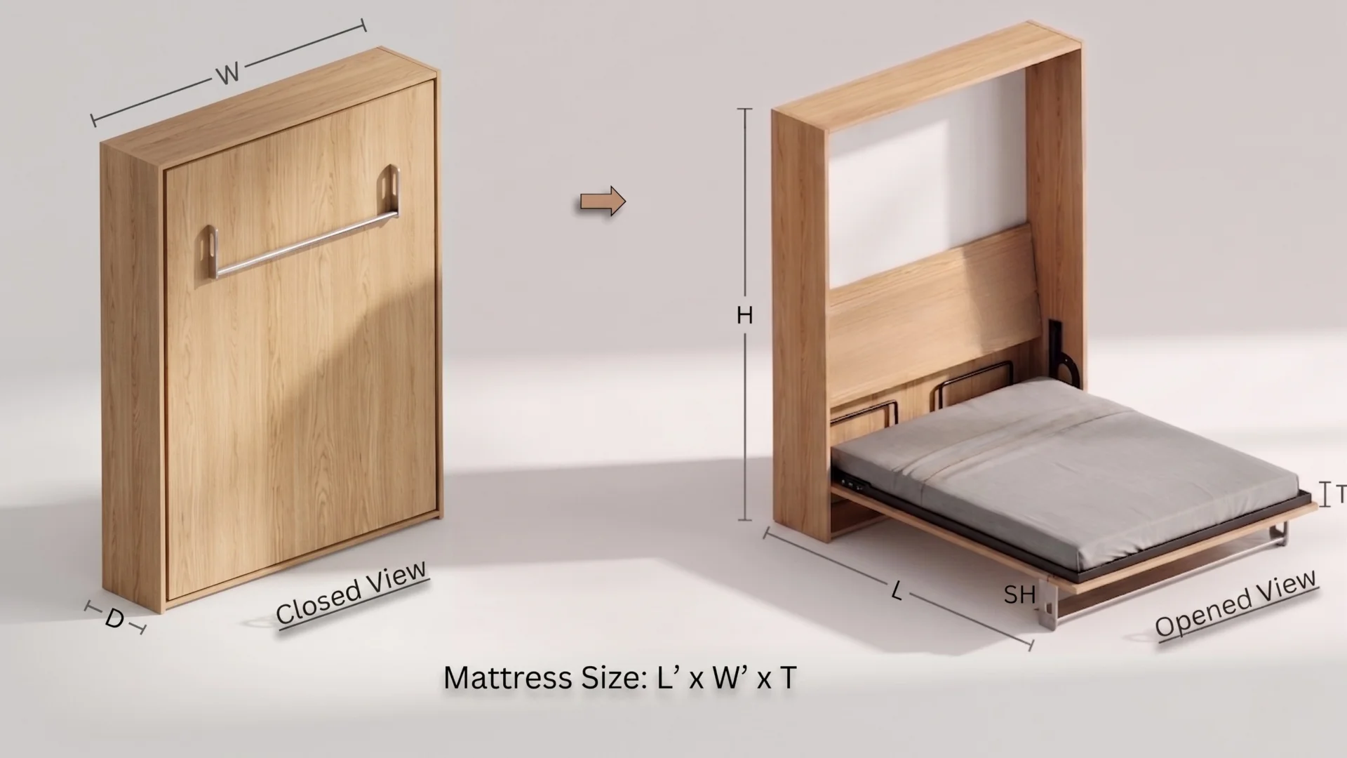 Bed Dimension Diagram